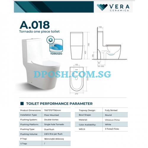 VERA CERAMICA-A.018 SINGLE TORNADO
